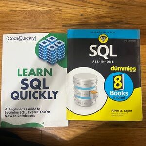 Learning SQL Books. Like brand new.